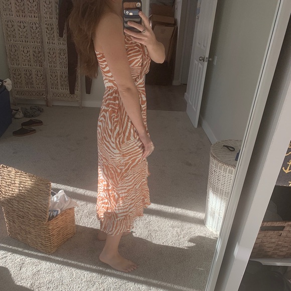 Mink Pink Pretty Wild Wrap Dress - Picture 4 of 5